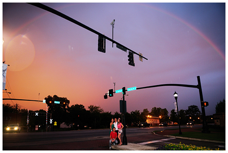 Rainbow over Downtown Smyrna