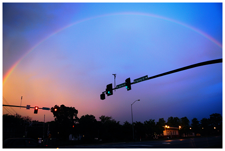 Rainbow over Downtown Smyrna